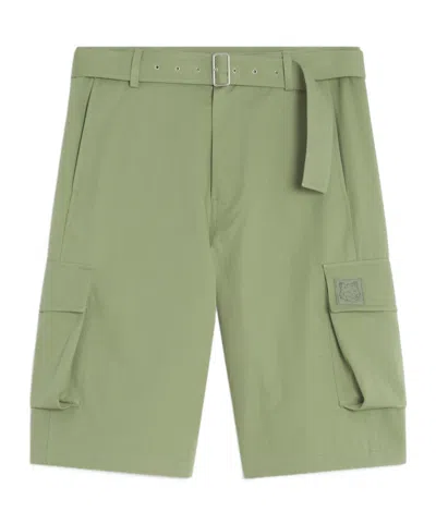 MAISON KITSUNÉ MAISON KITSUNÉ BELTED BERMUDA SHORTS