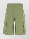 Maison Kitsuné Bermuda Shorts With Belt Loops And Pockets