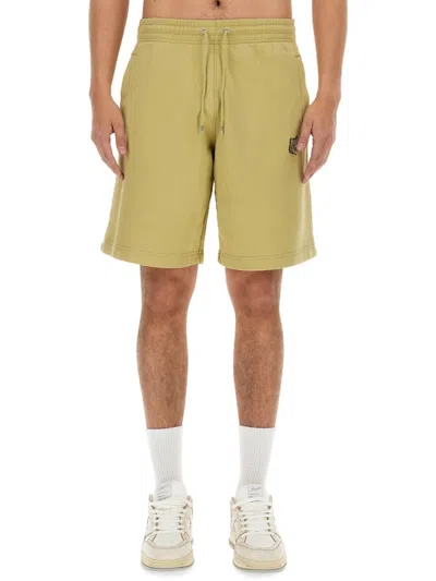 Maison Kitsuné Sweatshirt Bermuda In Beige