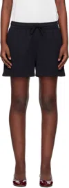 Maison Kitsuné Baby Fox-patch Drawstring Shorts In P199 Black