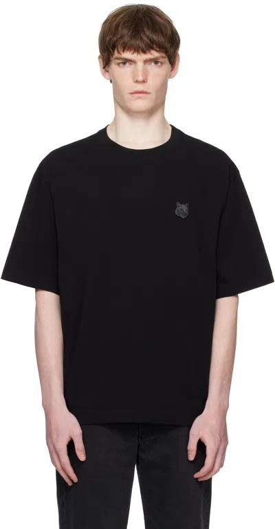 Maison Kitsuné Black Bold Fox Head Patch Oversize T-shirt
