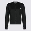 Maison Kitsuné Baby Fox Sweaters And Cardigans In Black