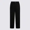 MAISON KITSUNÉ MAISON KITSUNÉ BLACK COTTON PANTS