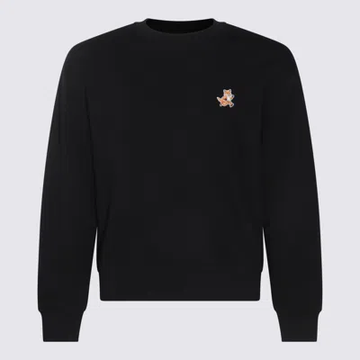 Maison Kitsuné Black Cotton Sweatshirt
