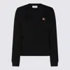 Maison Kitsuné Black Fox Head Sweatshirt In Black