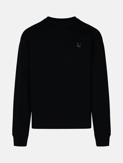 Maison Kitsuné Black Cotton Sweatshirt