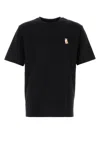 Maison Kitsuné Maison Kitsune Fox Head T Shirt In Black