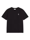 Maison Kitsuné Maison Kitsune Fox Head T Shirt In Black