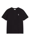 Maison Kitsuné Maison Kitsune Fox Head T Shirt In Black