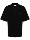 Maison Kitsuné Bold Fox Head Patch Oversize Polo In Black