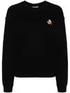 Maison Kitsuné Black Fox Head Sweatshirt In Black