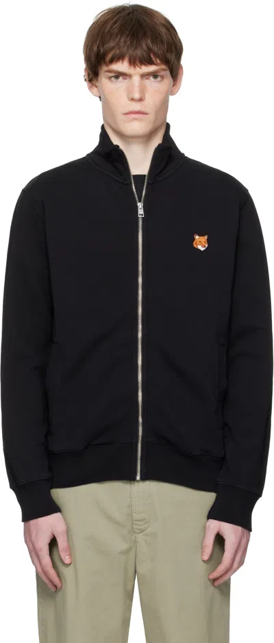 Maison Kitsuné Black Fox Head Patch Fullzip Regular Sweatshirt