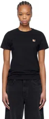 MAISON KITSUNÉ BLACK FOX HEAD PATCH REGULAR T-SHIRT
