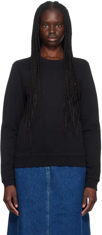 Maison Kitsuné Black Fox Head Sweatshirt In P199 Black