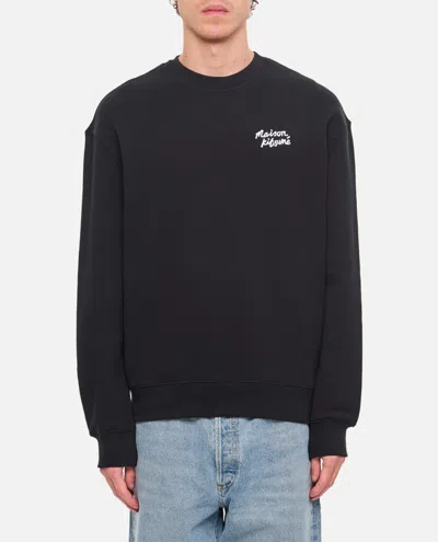 MAISON KITSUNÉ BLACK LOGO SWEATSHIRT