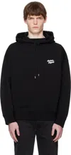 Maison Kitsuné Handwriting Hoodie In Black