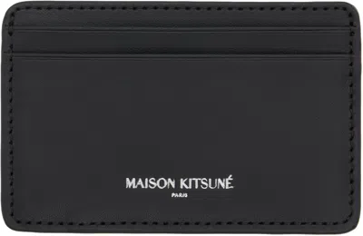 Maison Kitsuné Black ' Paris' Card Holder