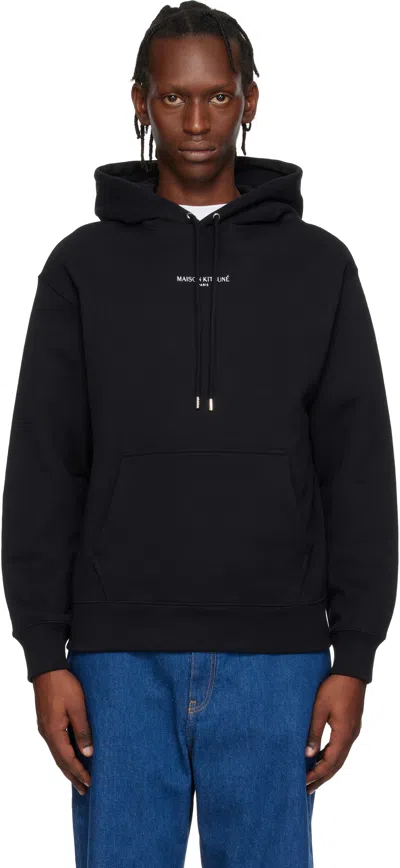Maison Kitsuné Paris Comfort Hoodie In Black