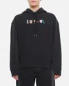Maison Kitsuné Black Oversized Hoodie In Black