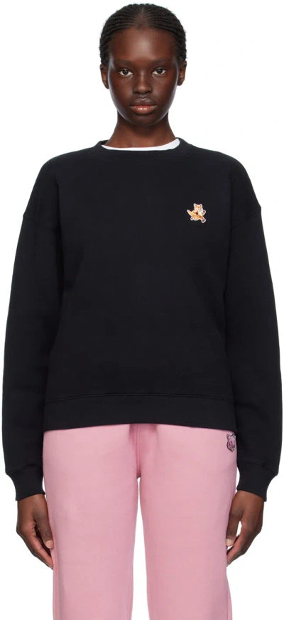 Maison Kitsuné Black Speedy Fox Sweatshirt