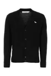 Maison Kitsuné Long Sleeve Wool Cardigan