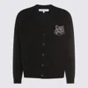 Maison Kitsuné Black Fox Head Cardigan With Buttons Closure In Brown