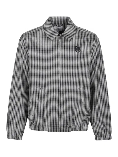 Maison Kitsuné Classic Gingham Check Lightweight Jacket In Multi