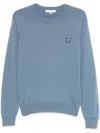 Maison Kitsuné Fox Head Crew Neck Wool Jumper