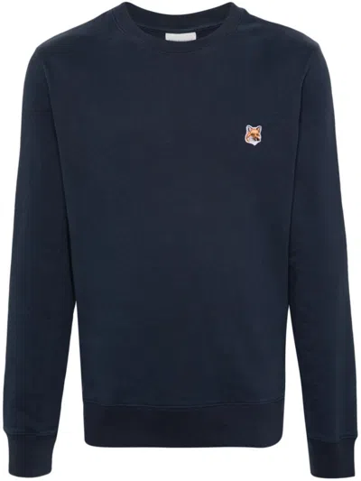 MAISON KITSUNÉ BLUE BOLD FOX SWEATSHIRT