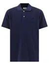 Maison Kitsuné Blue Cotton Polo Shirts