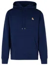 Maison Kitsuné Blue Cotton Sweatshirt In Blue
