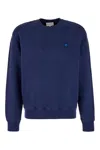 Maison Kitsuné Loose Fit Cotton Sweatshirt With Fox Patch In P476