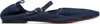Maison Kitsuné Blue Denim Ballerina Flats In P470 Indigo