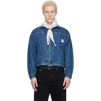 Maison Kitsuné Blue Kuro Edition Selvedge Voyage Denim Jacket