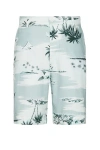 Maison Kitsuné Board Shorts In Seafoam Design