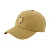 Maison Kitsuné Bold Fox Head 6p Cap In Brown