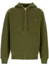 Maison Kitsuné Maison Kitsune' Cotton Sweatshirt With Logo In Green