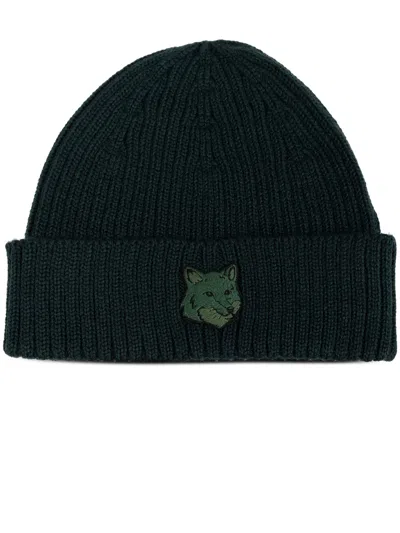 Maison Kitsuné Bold Fox Head Beanie