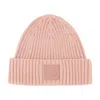 Maison Kitsuné Bold Fox Head Beanie In Pink