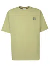 MAISON KITSUNÉ BOLD FOX HEAD BEIGE T-SHIRT