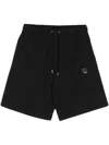 MAISON KITSUNÉ MAISON KITSUNE' BOLD FOX HEAD COTTON SHORTS