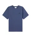 Maison Kitsuné Bold Fox Head Cotton T-shirt In Blue