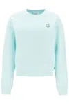 Maison Kitsuné Bold Fox Head Patch Sweatshirt In Blue