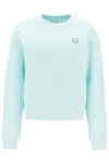 Maison Kitsuné Bold Fox Head Patch Sweatshirt In Light Blue