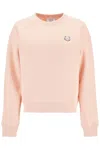 Maison Kitsuné Bold Fox Head Patch Sweatshirt In Pasture Rose (pink)