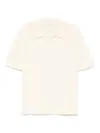 Maison Kitsuné Bold Fox Head Embroidered Knitted Polo