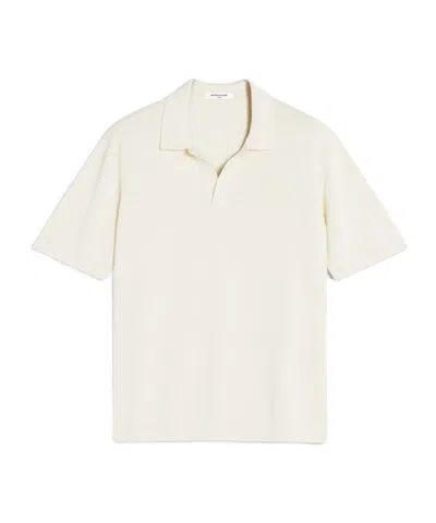 MAISON KITSUNÉ MAISON KITSUNÉ BOLD FOX HEAD KNIT POLO SHIRT