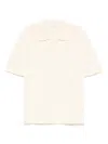 Maison Kitsuné Bold Fox Head Embroidered Knitted Polo