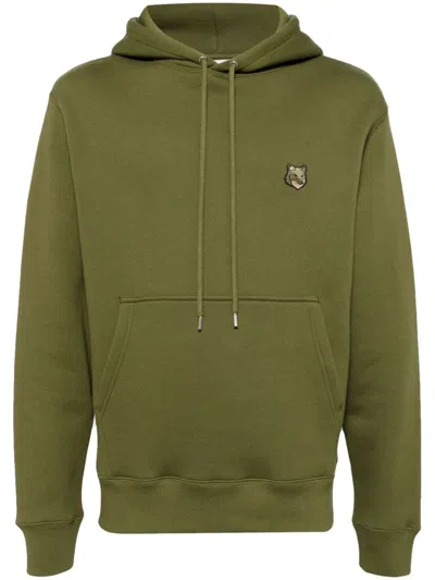 Maison Kitsuné Hoodie In Green