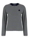 Maison Kitsuné Bold Fox Head Sweaters And Cardigans Blue In Blue
